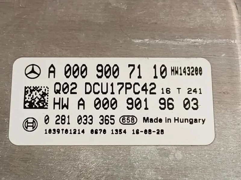 Centralina Iniezione A 000 901 96 03 Mercedes Classe GLE W166 2015