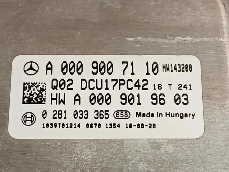 Centralina Iniezione A 000 901 96 03 Mercedes Classe GLE W166 2015