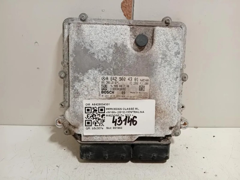 Centralina Iniezione A6429004301 Mercedes Classe ML W166 2012
