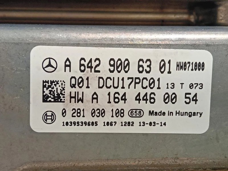 Centralina Iniezione A6429006301 Mercedes Classe ML W166 2012