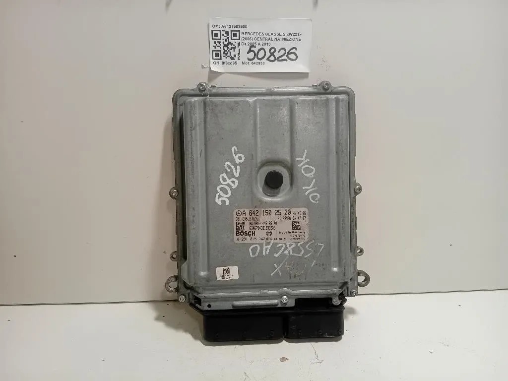 Centralina Iniezione A6421502500 Mercedes Classe S W221 2006