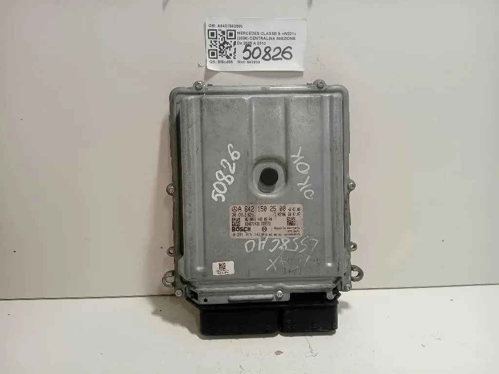Centralina Iniezione A6421502500 Mercedes Classe S W221 2006