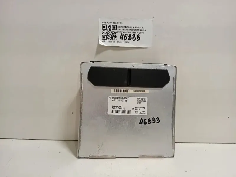 Centralina Iniezione A171 153 37 79 Mercedes Classe SLK R170 1997