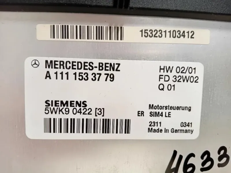 Centralina Iniezione A171 153 37 79 Mercedes Classe SLK R170 1997