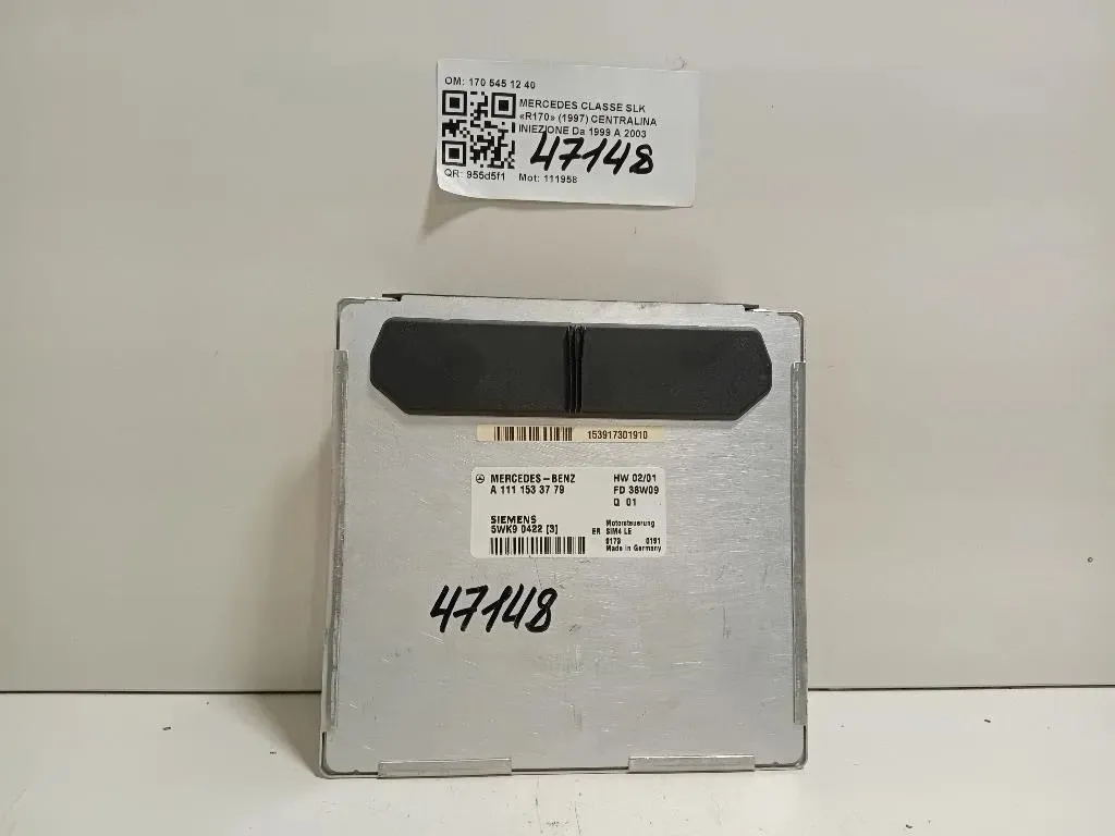 Centralina Iniezione 170 545 12 40 Mercedes Classe SLK R170 1997