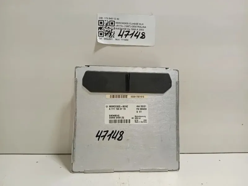 Centralina Iniezione 170 545 12 40 Mercedes Classe SLK R170 1997