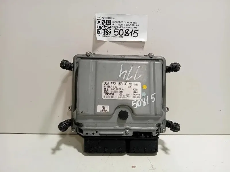 Centralina Iniezione A2721533391 Mercedes Classe SLK R171 2004