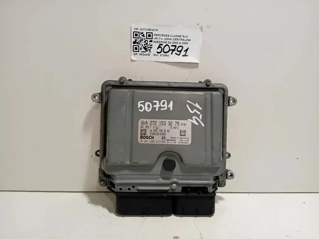 Centralina Iniezione A2721533279 Mercedes Classe SLK R171 2004