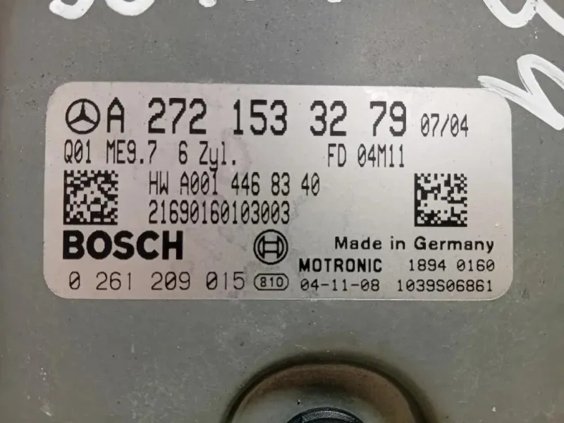 Centralina Iniezione A2721533279 Mercedes Classe SLK R171 2004