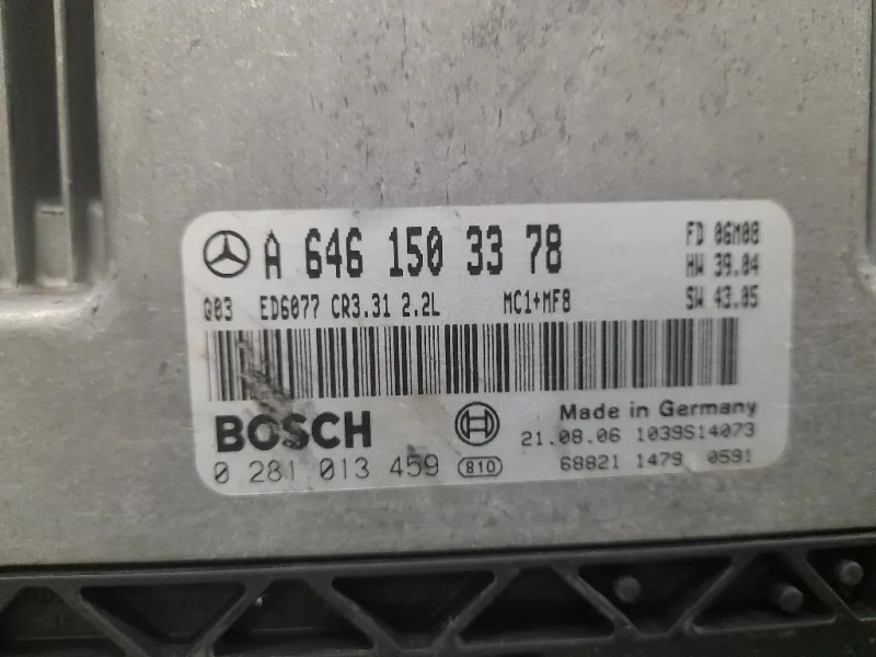 Centralina Iniezione A6461503378 Mercedes VITO W639 2004