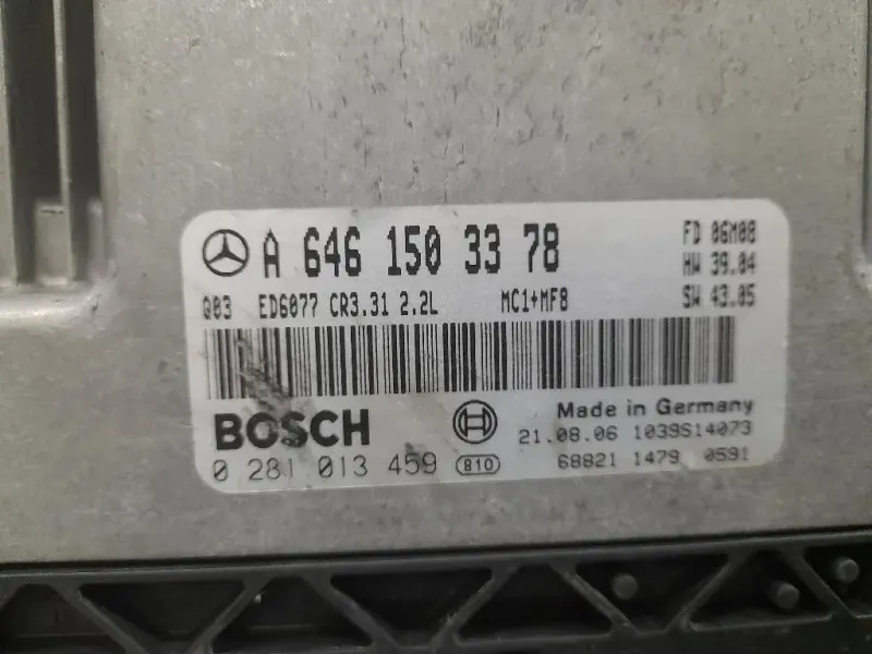 Centralina Iniezione A6461503378 Mercedes VITO W639 2004