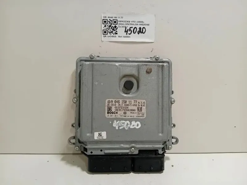Centralina Iniezione A646 150 11 77 Mercedes VITO W639 2004