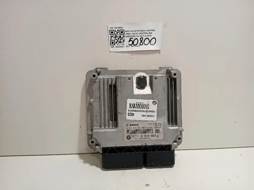 Centralina Iniezione 8519663 Mini Countryman Cooper R60 2010
