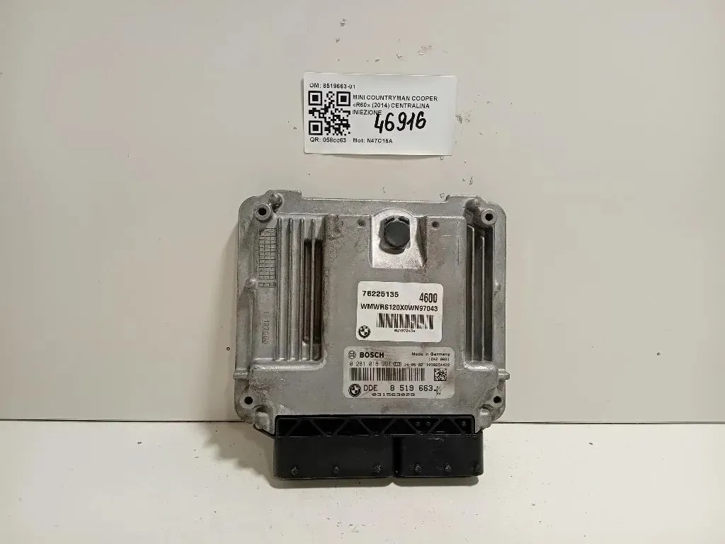 Centralina Iniezione 8519663-01 Mini Countryman Cooper R60 2014