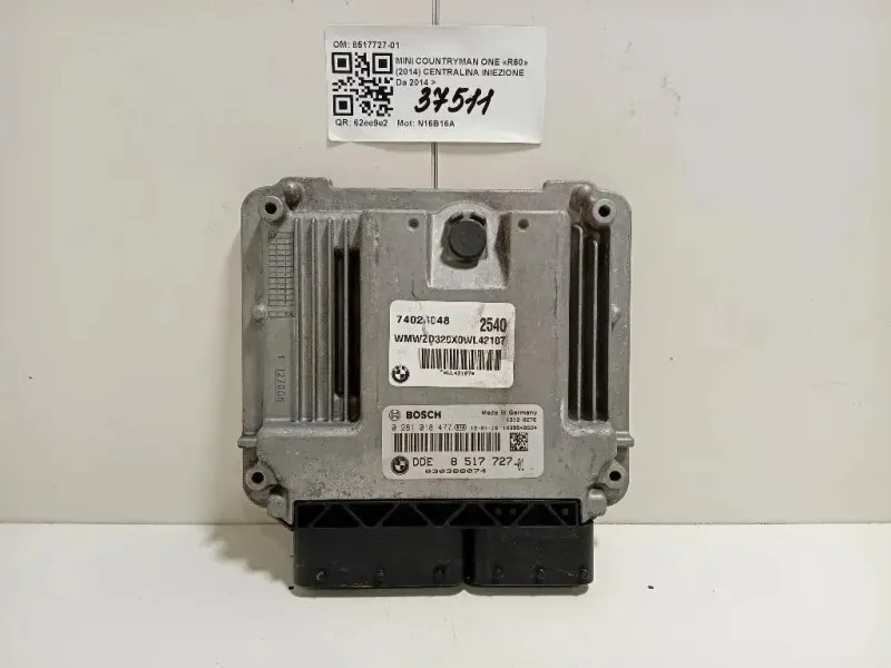 Centralina Iniezione 8517727-01 Mini Countryman ONE R60 2014