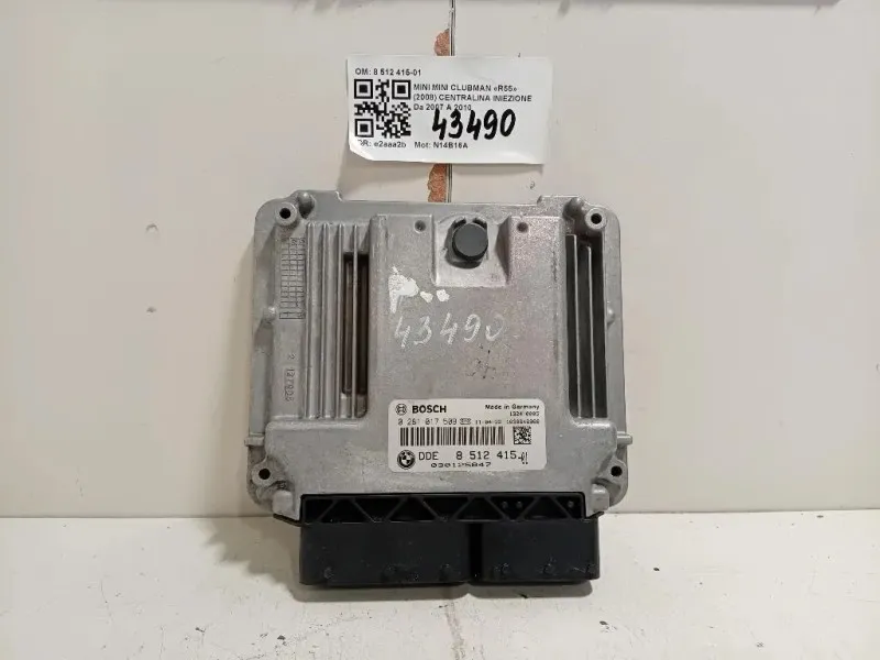 Centralina Iniezione 8 512 415-01 Mini MINI Clubman R55 2008