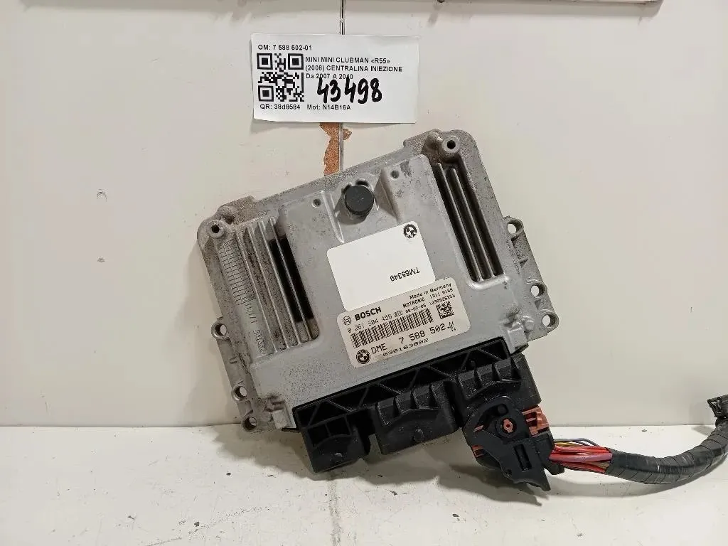 Centralina Iniezione 7 588 502-01 Mini MINI Clubman R55 2008