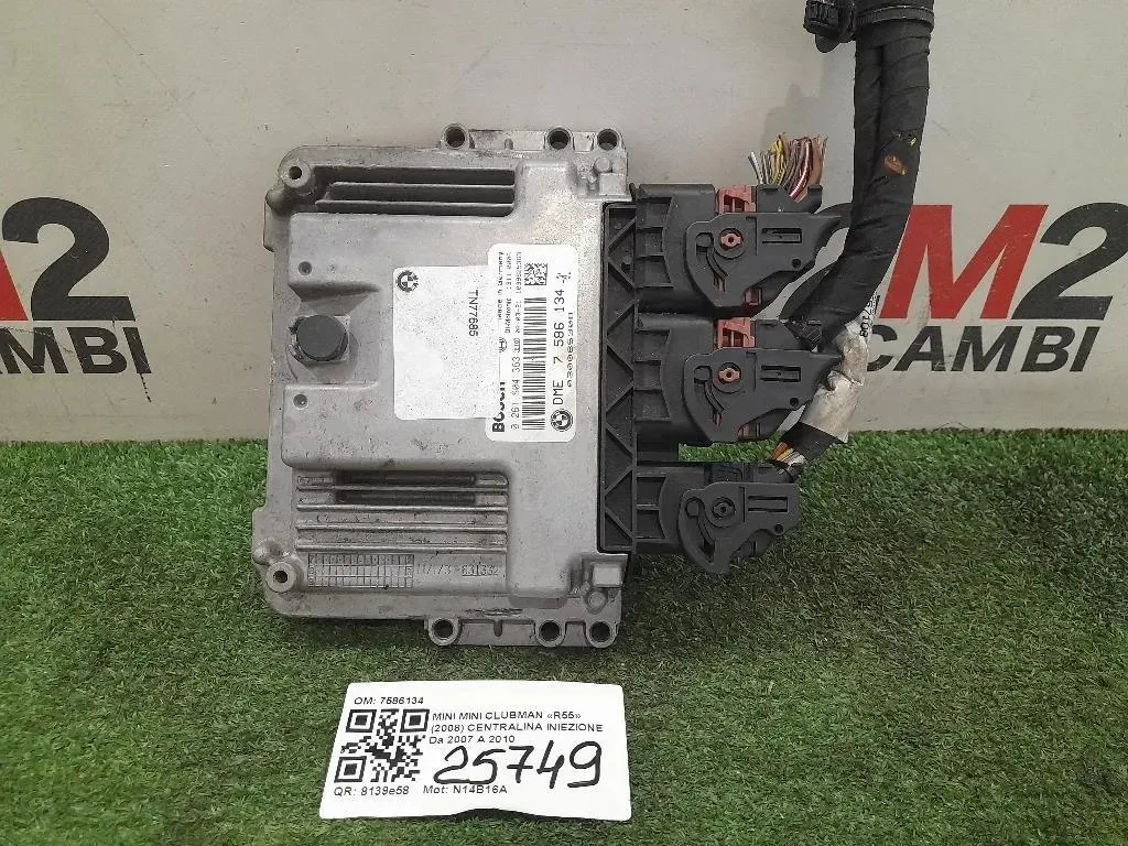 Centralina Iniezione 7586134 Mini MINI Clubman R55 2008