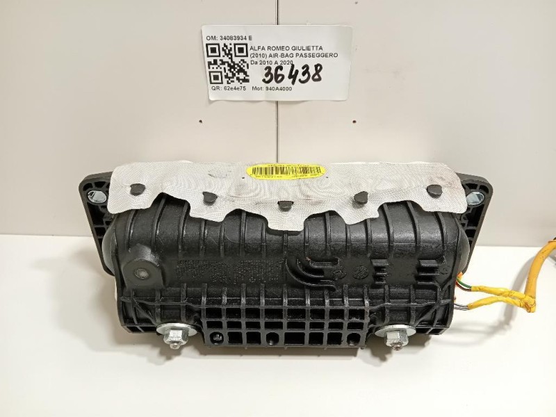 Air-bag Passeggero 34083934 E Alfa Romeo Giulietta 2010