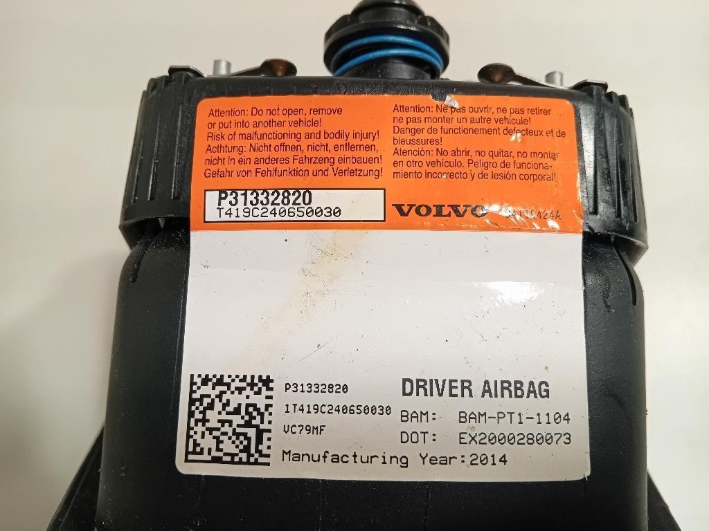 Air-bag Guidatore P31332820 Volvo XC70 III 2013