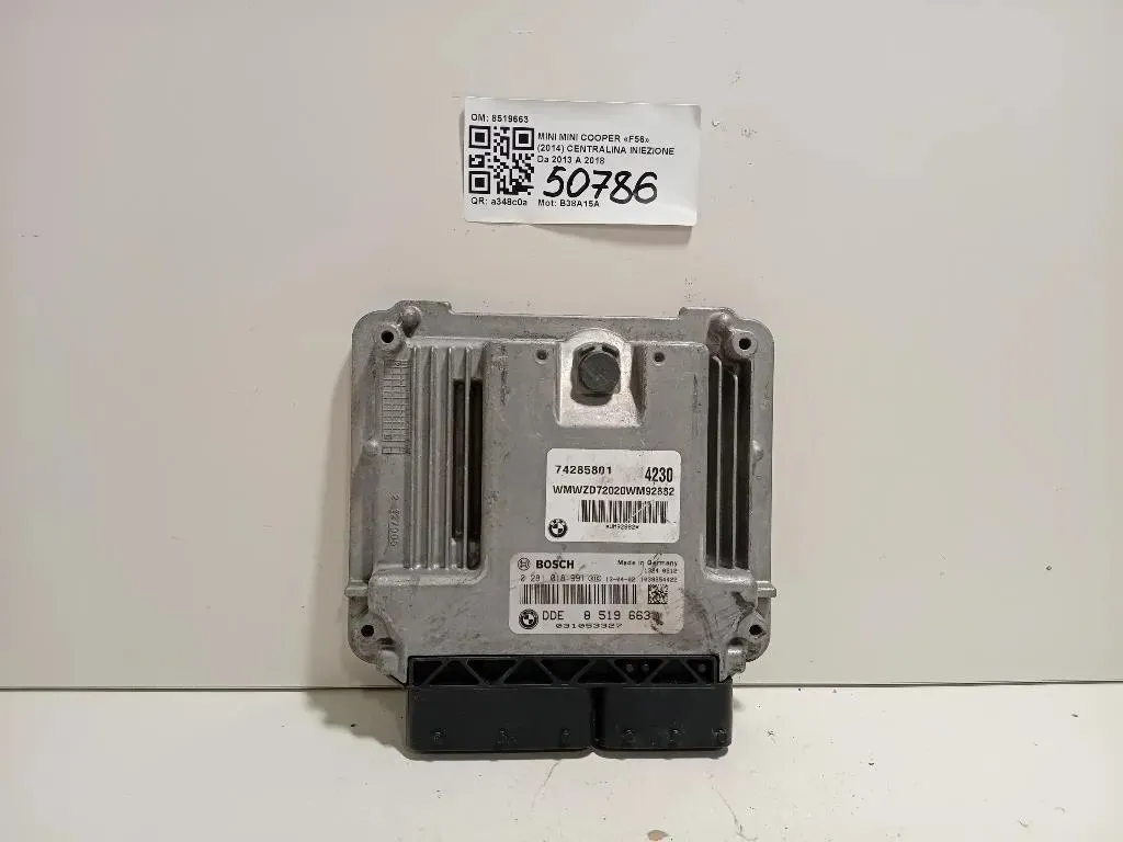 Centralina Iniezione 8519663 Mini MINI Cooper F56 2014