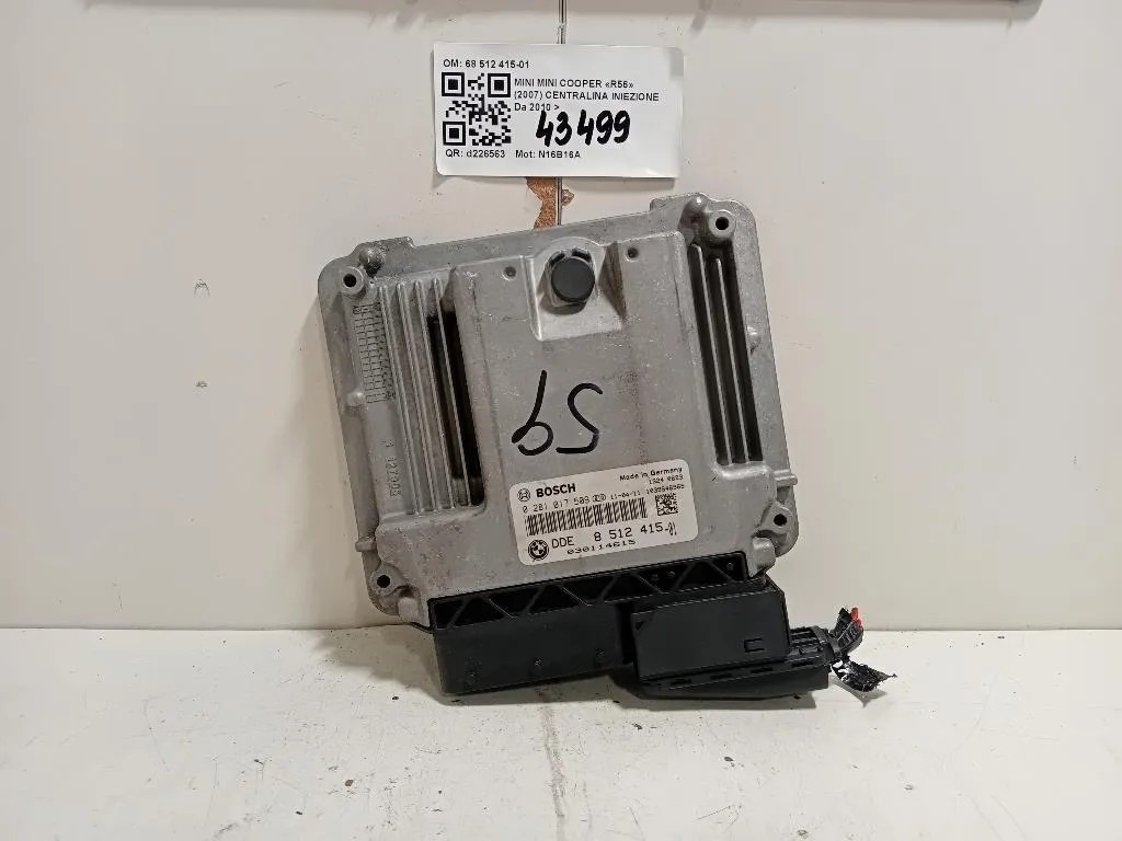 Centralina Iniezione 68 512 415-01 ECU Mini MINI Cooper R56 2007