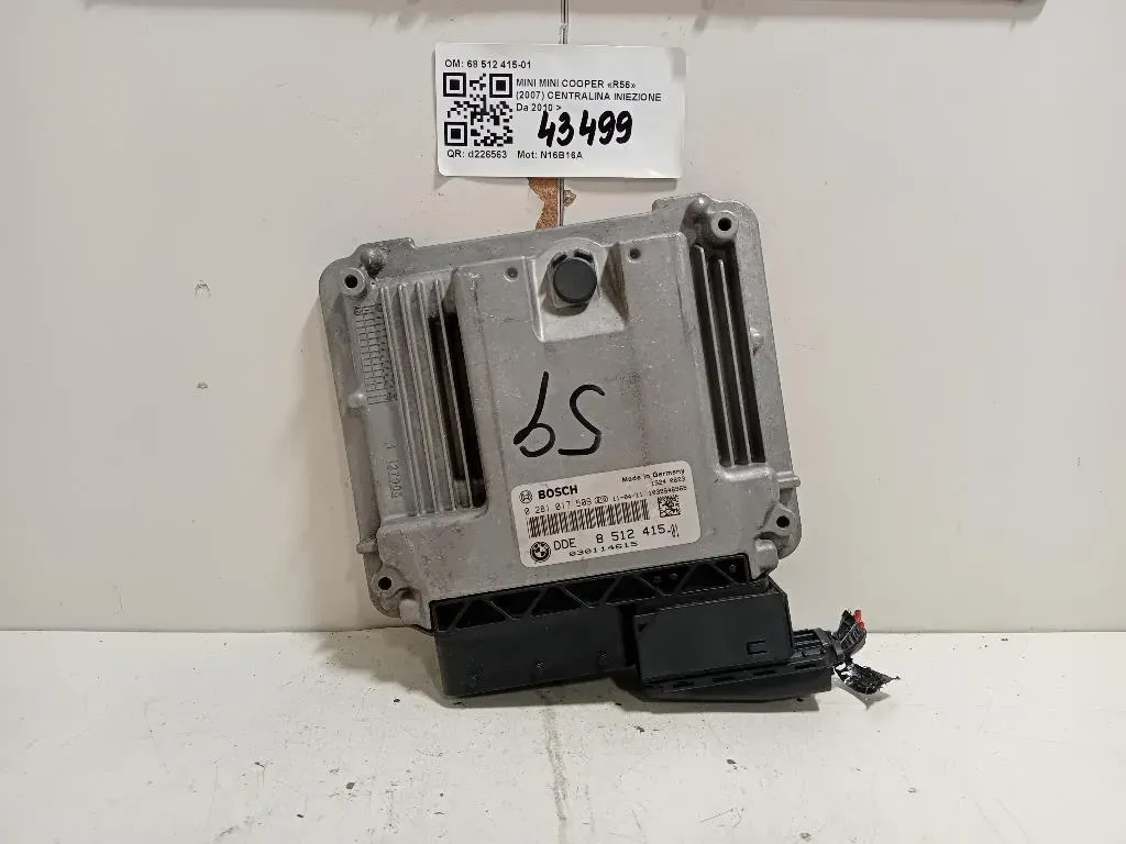 Centralina Iniezione 68 512 415-01 ECU Mini MINI Cooper R56 2007