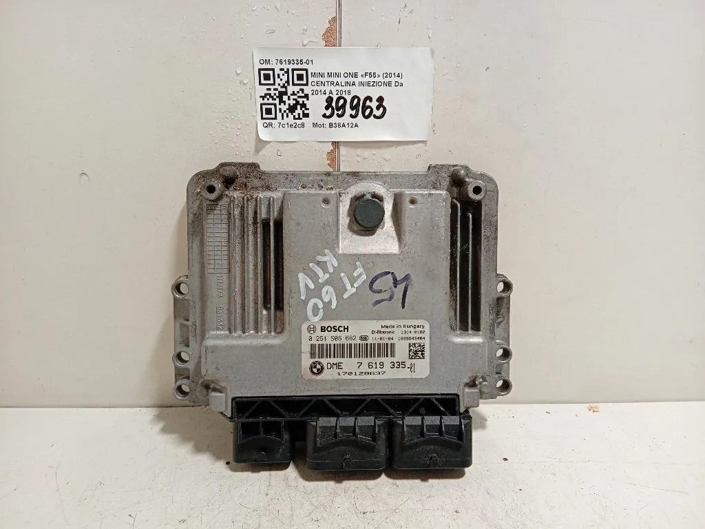 Centralina Iniezione 7619335-01 Mini MINI ONE F55 2014