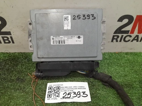 Centralina Iniezione 12147557395 Mini MINI ONE R52 Cabrio 2001
