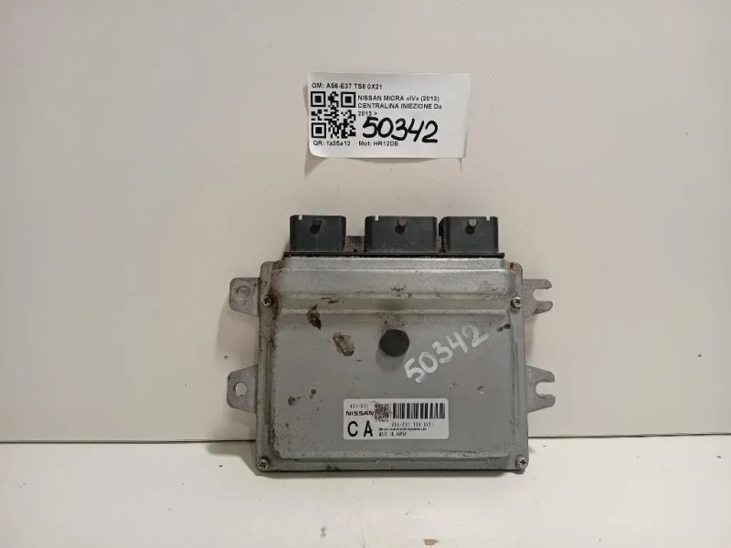 Centralina Iniezione A56-E37 TS8 0X21 Nissan Micra IV 2013
