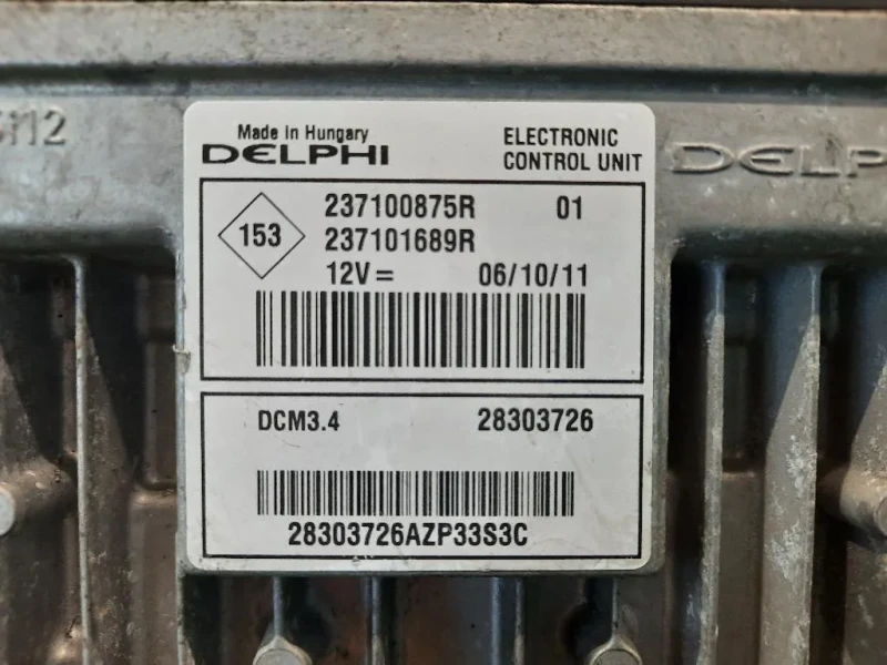 Centralina Iniezione 237100875R 237101689R CLIO KANGOO NOTE Nissan Nv200 2009