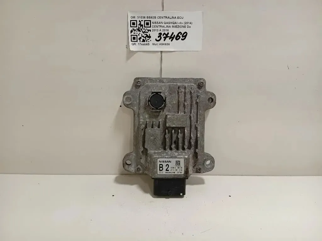 Centralina Iniezione 31036 BB92B CENTRALINA ECU Nissan Qashqai II 2014