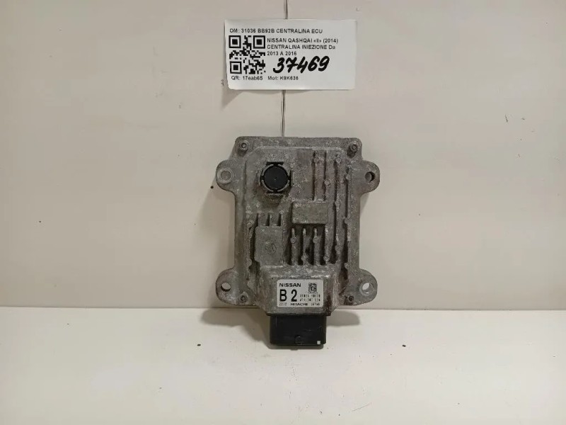 Centralina Iniezione 31036 BB92B CENTRALINA ECU Nissan Qashqai II 2014