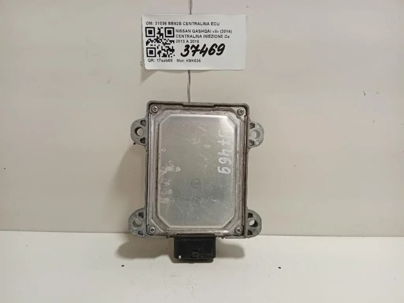Centralina Iniezione 31036 BB92B CENTRALINA ECU Nissan Qashqai II 2014