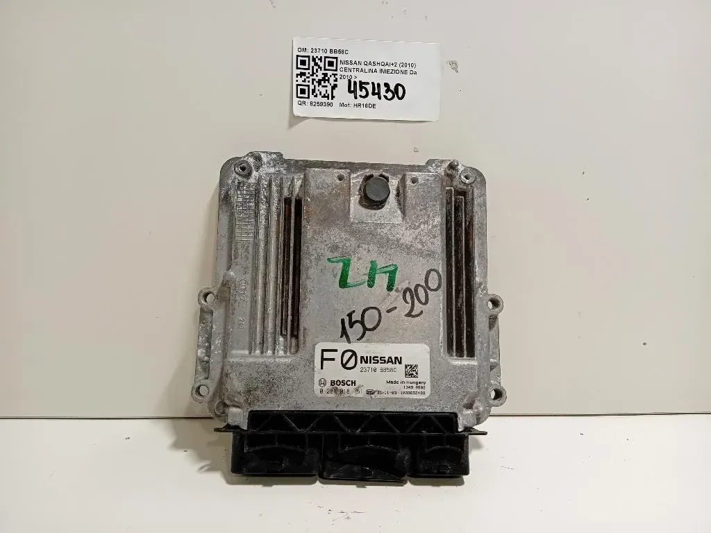 Centralina Iniezione 23710 BB58C Nissan Qashqai+2 2010