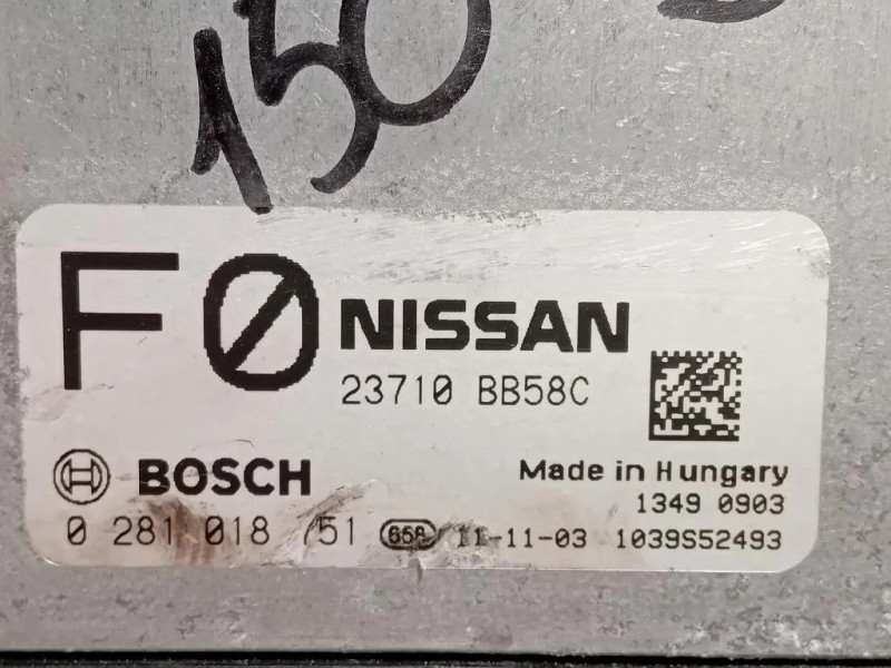 Centralina Iniezione 23710 BB58C Nissan Qashqai+2 2010