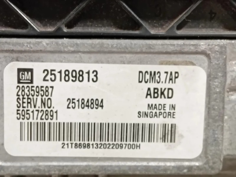 Centralina Iniezione 25189813 CENTRALINA ECU Opel Antara A 2011