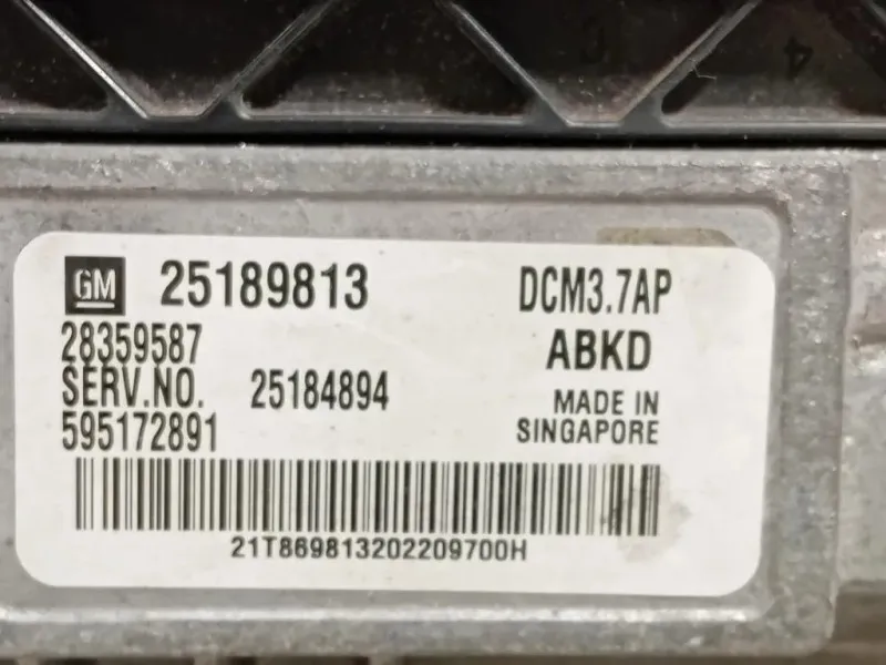 Centralina Iniezione 25189813 CENTRALINA ECU Opel Antara A 2011