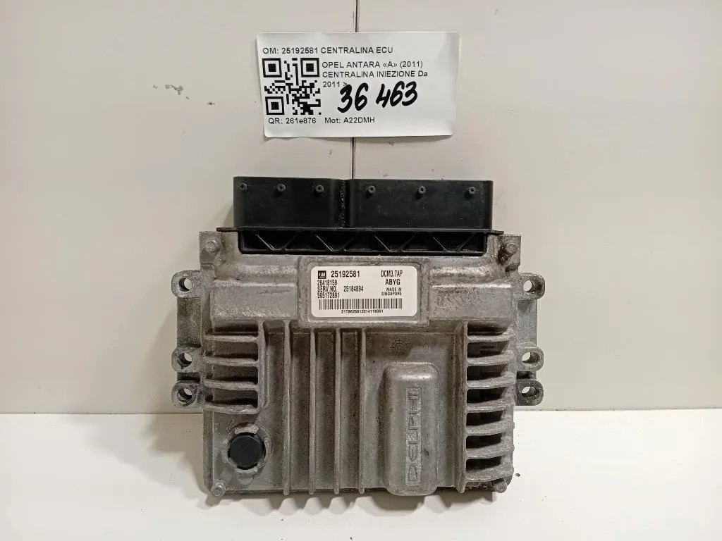 Centralina Iniezione 25192581 CENTRALINA ECU Opel Antara A 2011