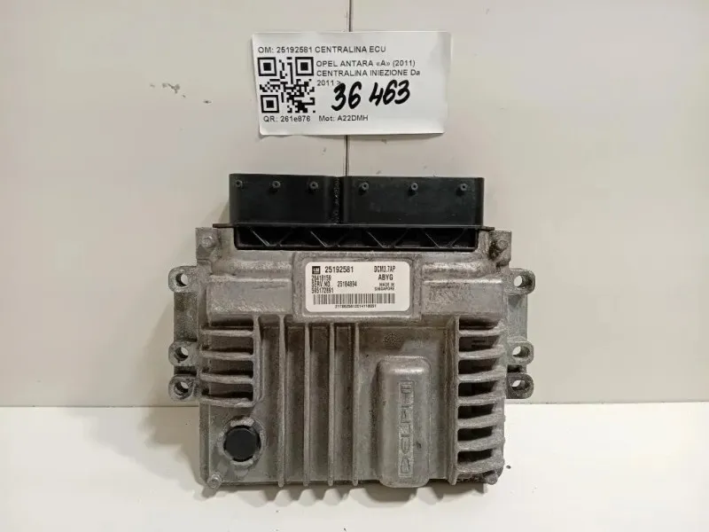 Centralina Iniezione 25192581 CENTRALINA ECU Opel Antara A 2011