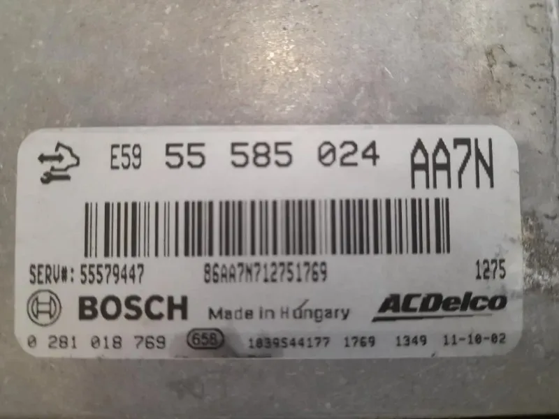 Centralina Iniezione 55579447 55585024 Opel Astra J 2010