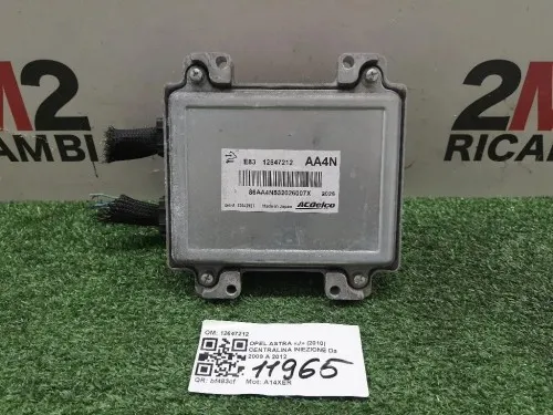 Centralina Iniezione 12647212 Opel Astra J 2010