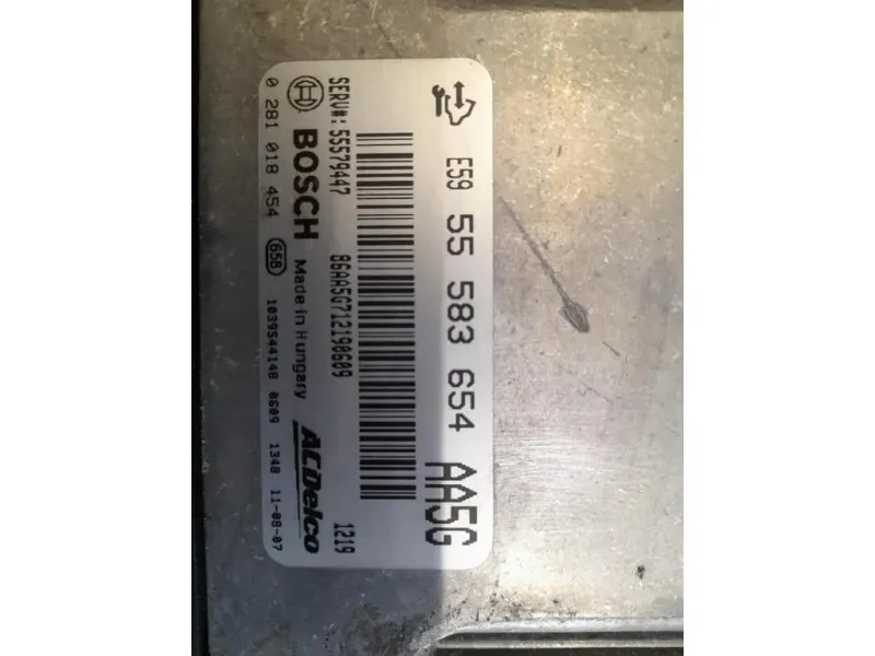 Centralina Iniezione 55583654 Opel Astra J 2010