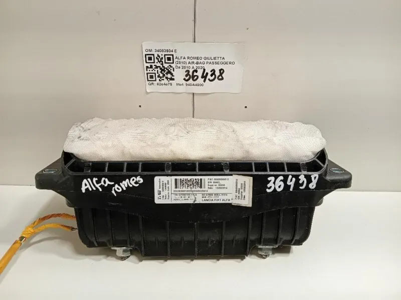 Air-bag Passeggero 34083934 E Alfa Romeo Giulietta 2010