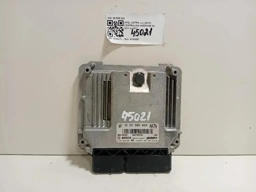 Centralina Iniezione 55 585 024 Opel Astra J 2010