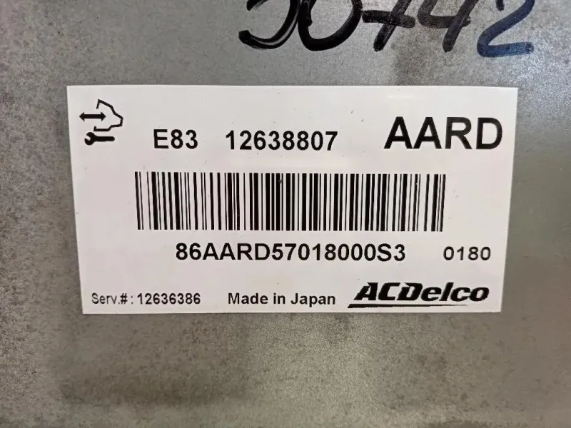 Centralina Iniezione 12638807 Opel Astra J 2012