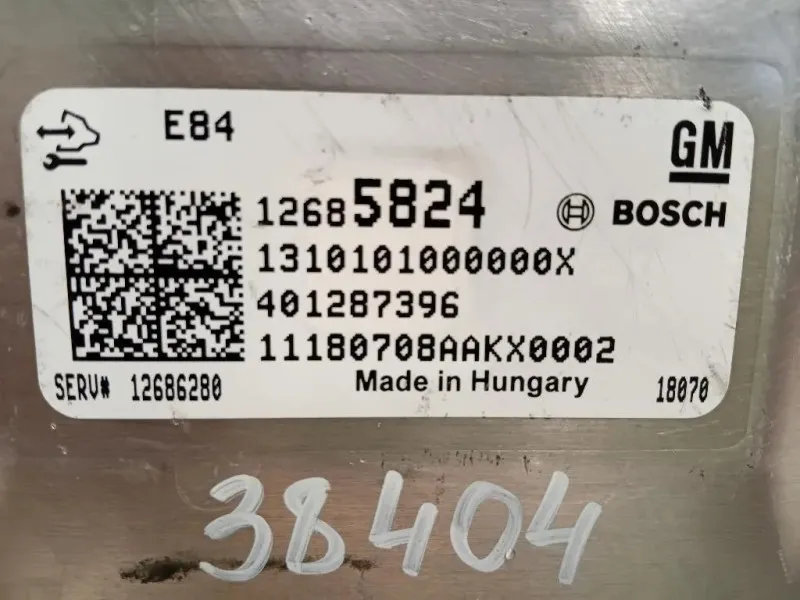 Centralina Iniezione 12685824 Opel Astra K 2016