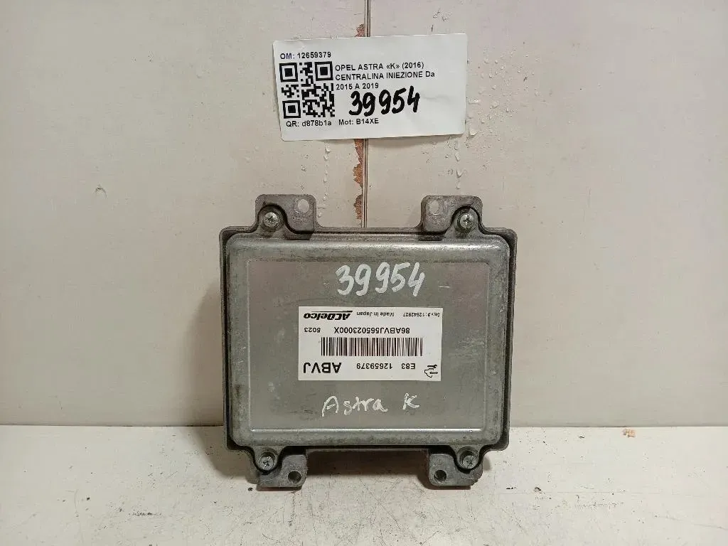 Centralina Iniezione 12659379 Opel Astra K 2016