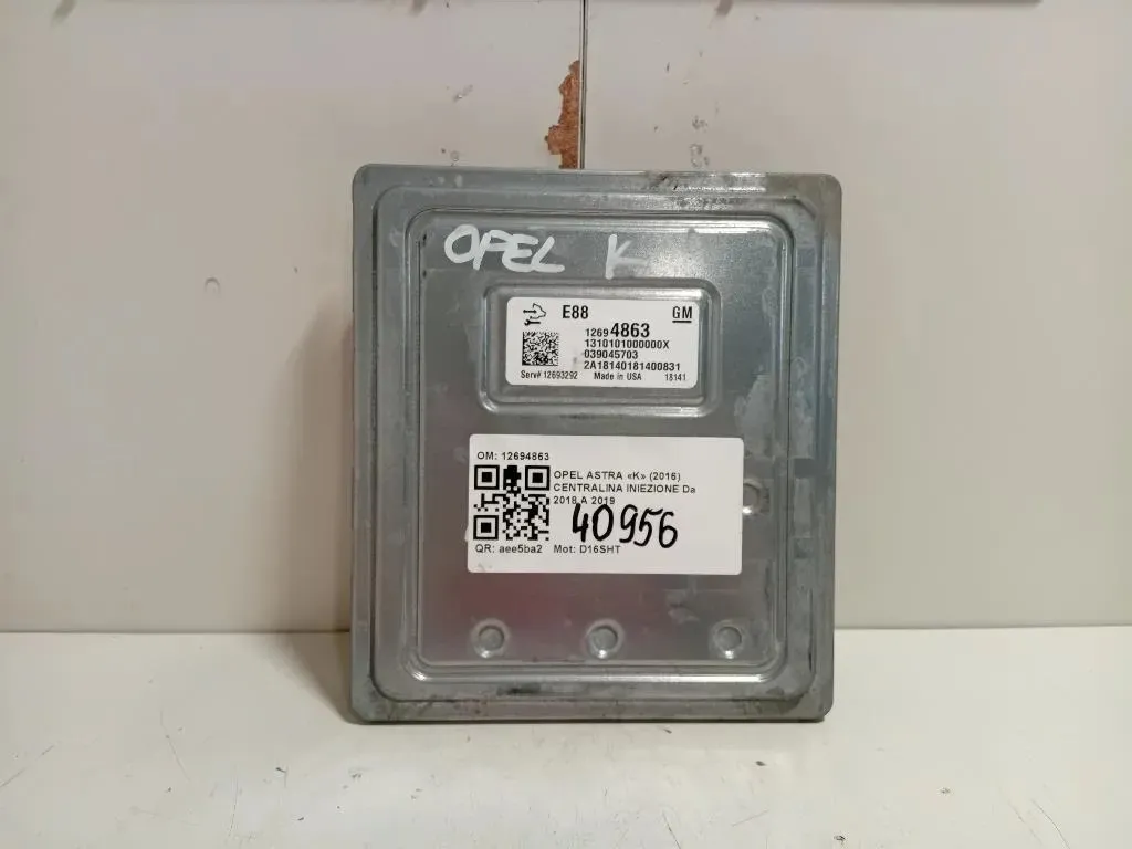 Centralina Iniezione 12694863 Opel Astra K 2016