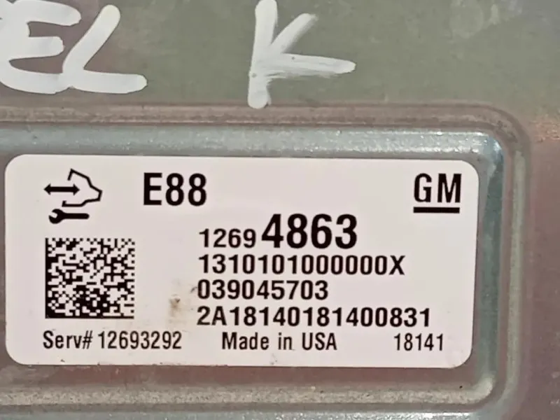 Centralina Iniezione 12694863 Opel Astra K 2016